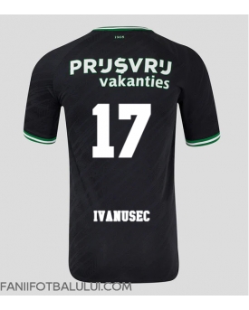 Feyenoord Luka Ivanusec #17 Tricou Fotbal Replică 2024-25 Barbati Deplasare